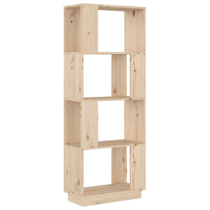 Bokhylla/rumsavdelare 51x25x132 cm massiv furu