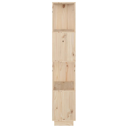 Bokhylla/rumsavdelare 51x25x132 cm massiv furu