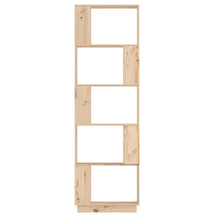 Bokhylla/rumsavdelare 51x25x163,5 cm massiv furu