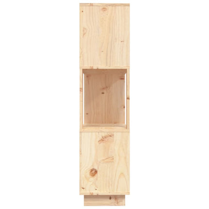 Bokhylla/rumsavdelare 80x25x101 cm massiv furu
