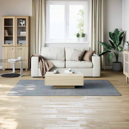 Tvättbar matta kort lugg 160x230 cm halkfri grå