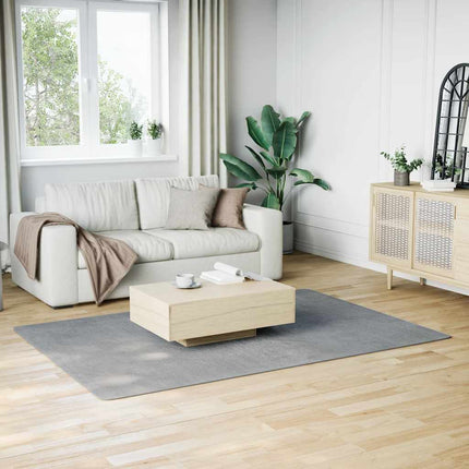 Tvättbar matta kort lugg 160x230 cm halkfri grå