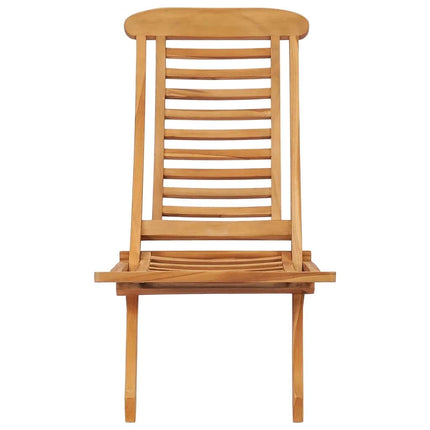 Hopfällbar trädgårdsstol 50x90x69 cm massiv teak