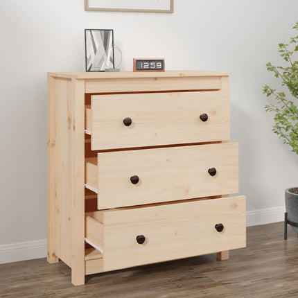Skänk 70x35x80 cm massiv furu