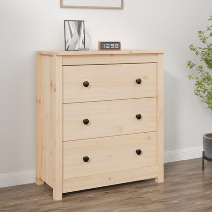 Skänk 70x35x80 cm massiv furu