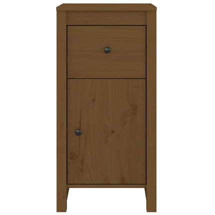 Skänk honungsbrun 40x35x80 cm massiv furu