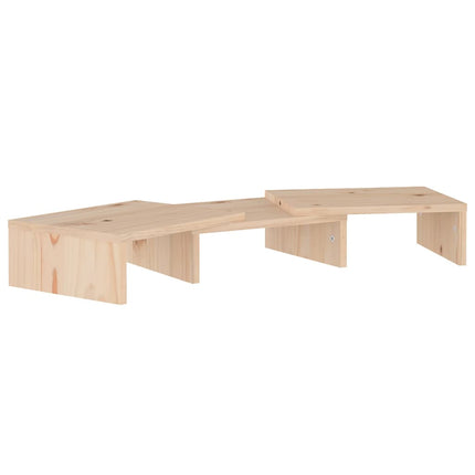 Skärmställ 60x24x10,5 cm massiv furu