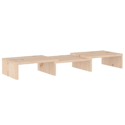 Skärmställ 60x24x10,5 cm massiv furu