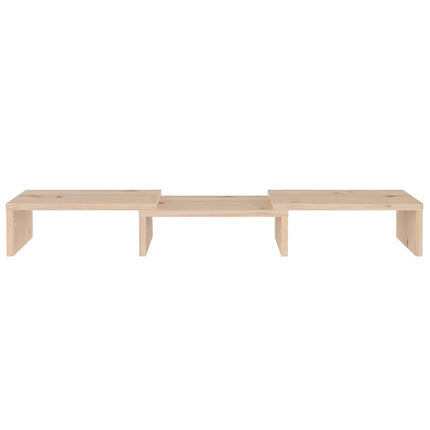 Skärmställ 60x24x10,5 cm massiv furu
