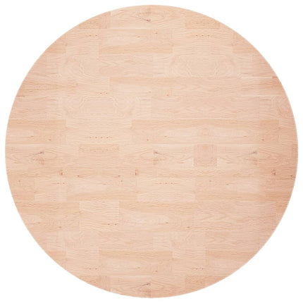 Rund bordsskiva Ø70x1,5 cm obehandlat massiv ek