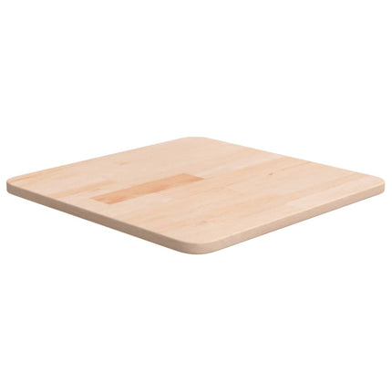 Fyrkantig bordsskiva 40x40x1,5 cm obehandlat massiv ek
