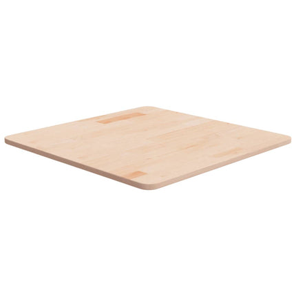 Fyrkantig bordsskiva 60x60x1,5 cm obehandlad massiv ek