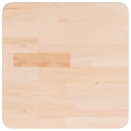 Fyrkantig bordsskiva 40x40x2,5 cm obehandlad massiv ek