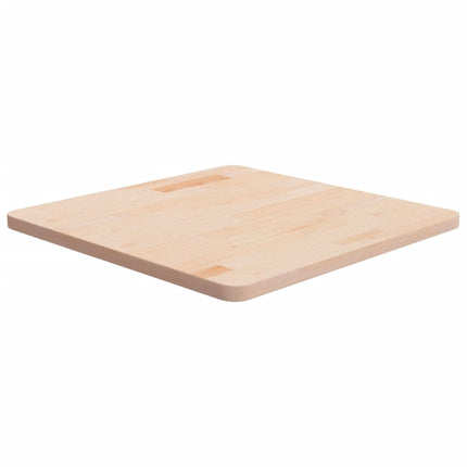 Fyrkantig bordsskiva 60x60x2,5 cm obehandlad massiv ek
