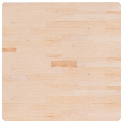 Fyrkantig bordsskiva 80x80x4 cm obehandlad massiv ek