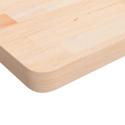 Fyrkantig bordsskiva 80x80x4 cm obehandlad massiv ek