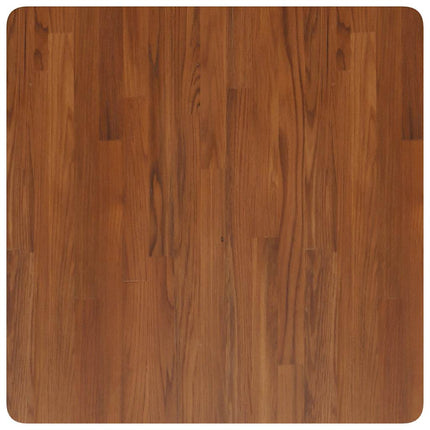 Fyrkantig bordsskiva mörkbrun 70x70x1,5cm behandlad massiv ek