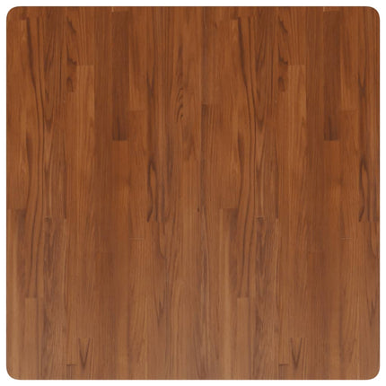 Fyrkantig bordsskiva mörkbrun 90x90x2,5cm behandlad massiv ek