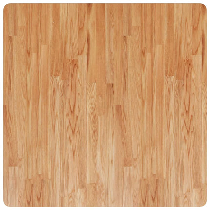 Fyrkantig bordsskiva ljusbrun 90 x 90 x 4cm behandlad massiv ek