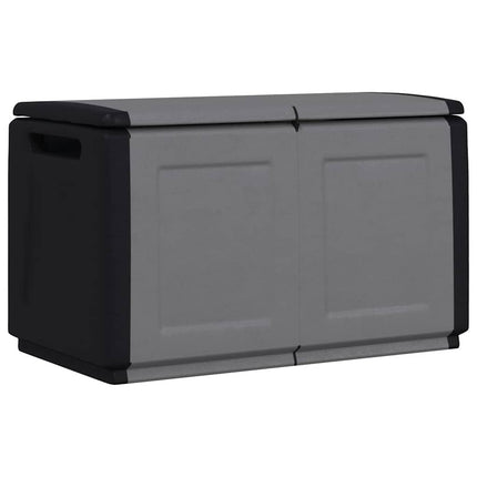 Dynbox 96x53x57 cm 230 L mörkgrå och svart