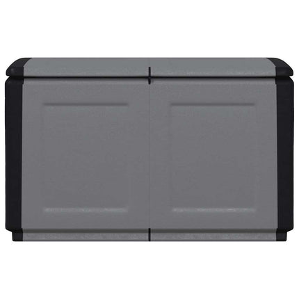 Dynbox 96x53x57 cm 230 L mörkgrå och svart