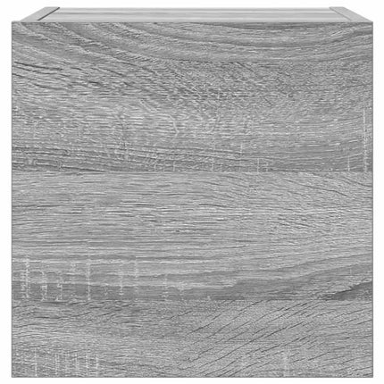 Väggmonterade tv-skåp 4 st grå sonoma 30,5x30x30 cm
