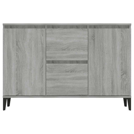 Skänk grå sonoma 102x35x70 cm konstruerat trä