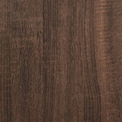 Klädhängare brun ek 100x32,5x35 cm konstruerat trä