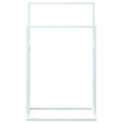 Fristående handdukshängare vit 48x24x78,5 cm järn