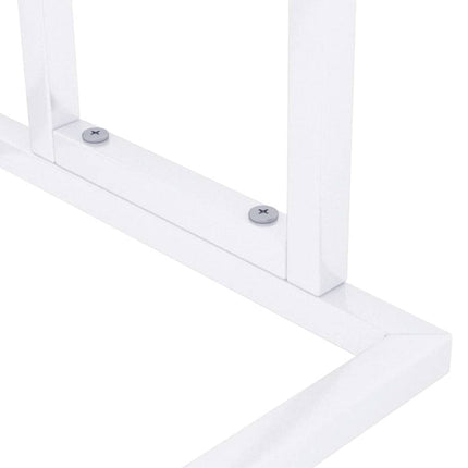 Fristående handdukshängare vit 48x24x78,5 cm järn