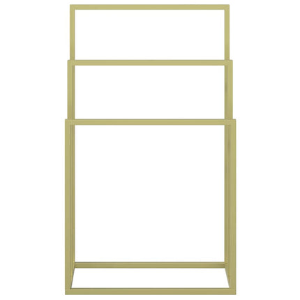 Fristående handdukshängare guld 48x24x79 cm järn