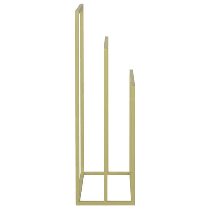 Fristående handdukshängare guld 48x24x79 cm järn