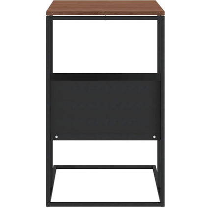 Sidobord svart 55x36x59,5 cm konstruerat trä