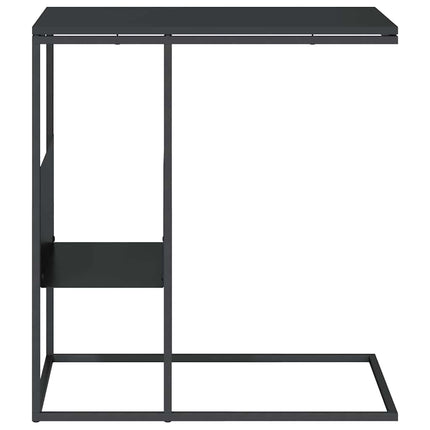 Sidobord svart 55x36x59,5 cm konstruerat trä