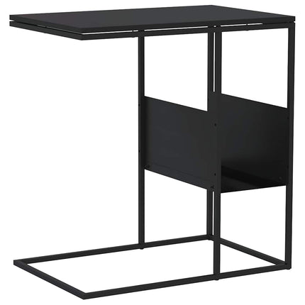 Sidobord svart 55x36x59,5 cm konstruerat trä