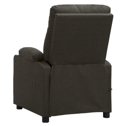 Elektrisk massagefåtölj taupe tyg