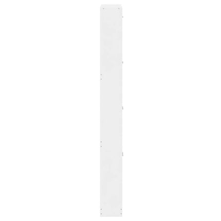 Skoskåp vit högglans 59x17x150 cm konstruerat trä