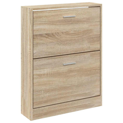 Skoskåp ek 59x17x81 cm konstruerat trä
