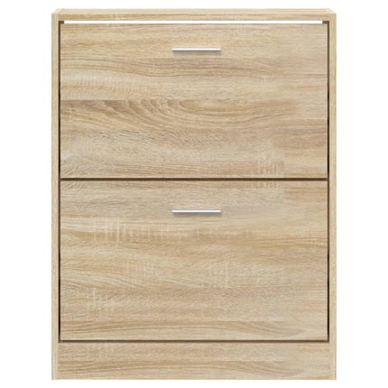 Skoskåp ek 59x17x81 cm konstruerat trä