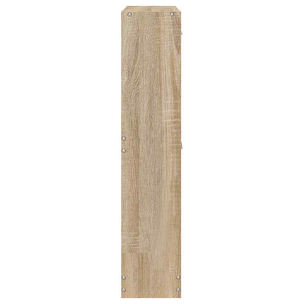 Skoskåp ek 59x17x81 cm konstruerat trä
