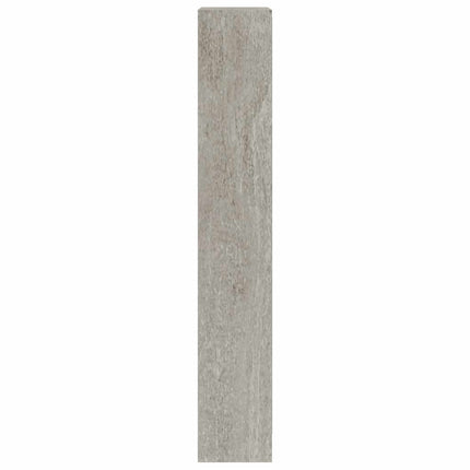 Skoskåp betonggrå 63x24x147 cm konstruerat trä