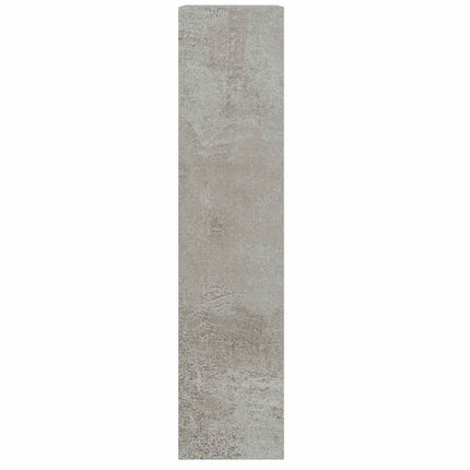 Skoskåp betonggrå 63x24x103 cm konstruerat trä