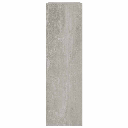 Skoskåp betonggrå 63x24x81 cm konstruerat trä