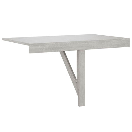 Väggbord betonggrå 100x60x56 cm konstruerat trä