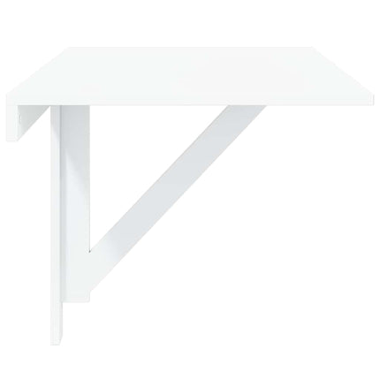Väggbord vit högglans 100x60x56 cm konstruerat trä