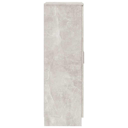 Skoskåp betonggrå 55x35x108 cm konstruerat trä