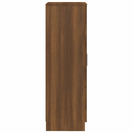 Skoställ brun ek 55x35x108 cm konstruerat trä