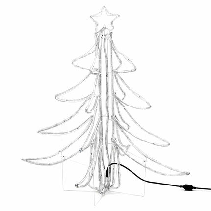 Hopfällbar julgran ljusslinga med LED varmvit 87x87x93 cm
