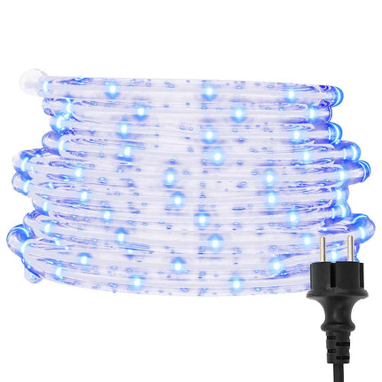 Ljusslang med 240 lysdioder kallvit 10 m PVC
