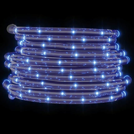 Ljusslang med 1200 lysdioder kallvit 50 m PVC